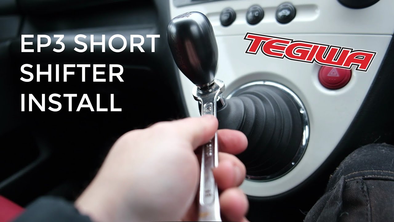 Установка короткоходного рычага переключения передач EP3 TEGIWA!