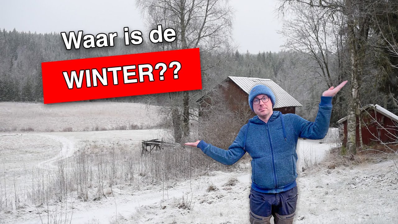 De Zweedse winter blijft uit...
