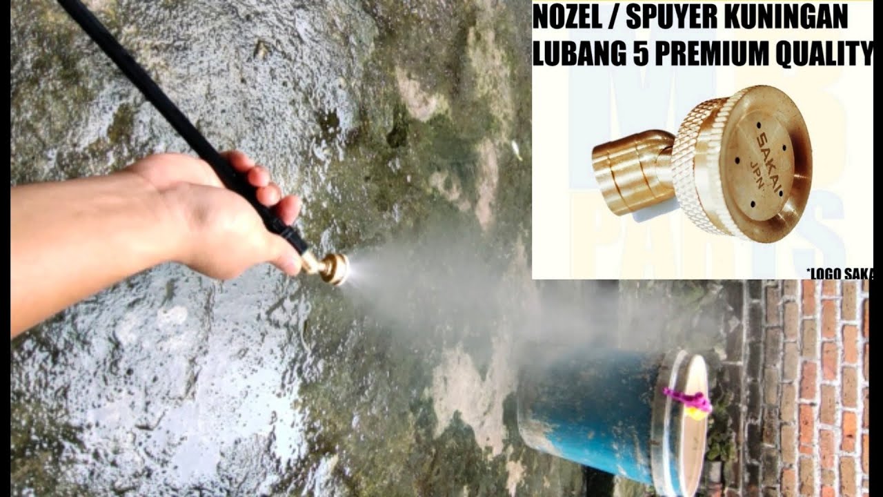 Nozzle Spuyer Kuningan Lubang 5 SAKAI