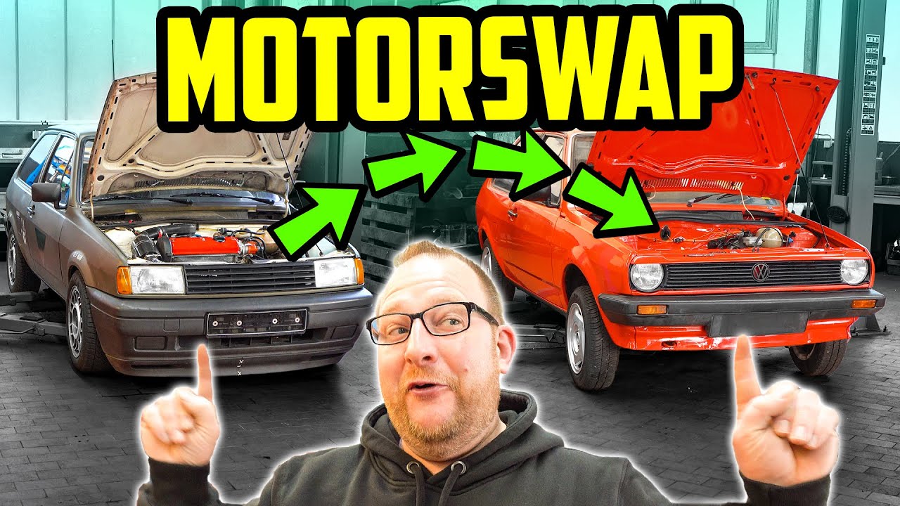 Wir BAUEN die TECHNIK um! - VW Polo 86c - Jetzt mit 1600ccm Motor!