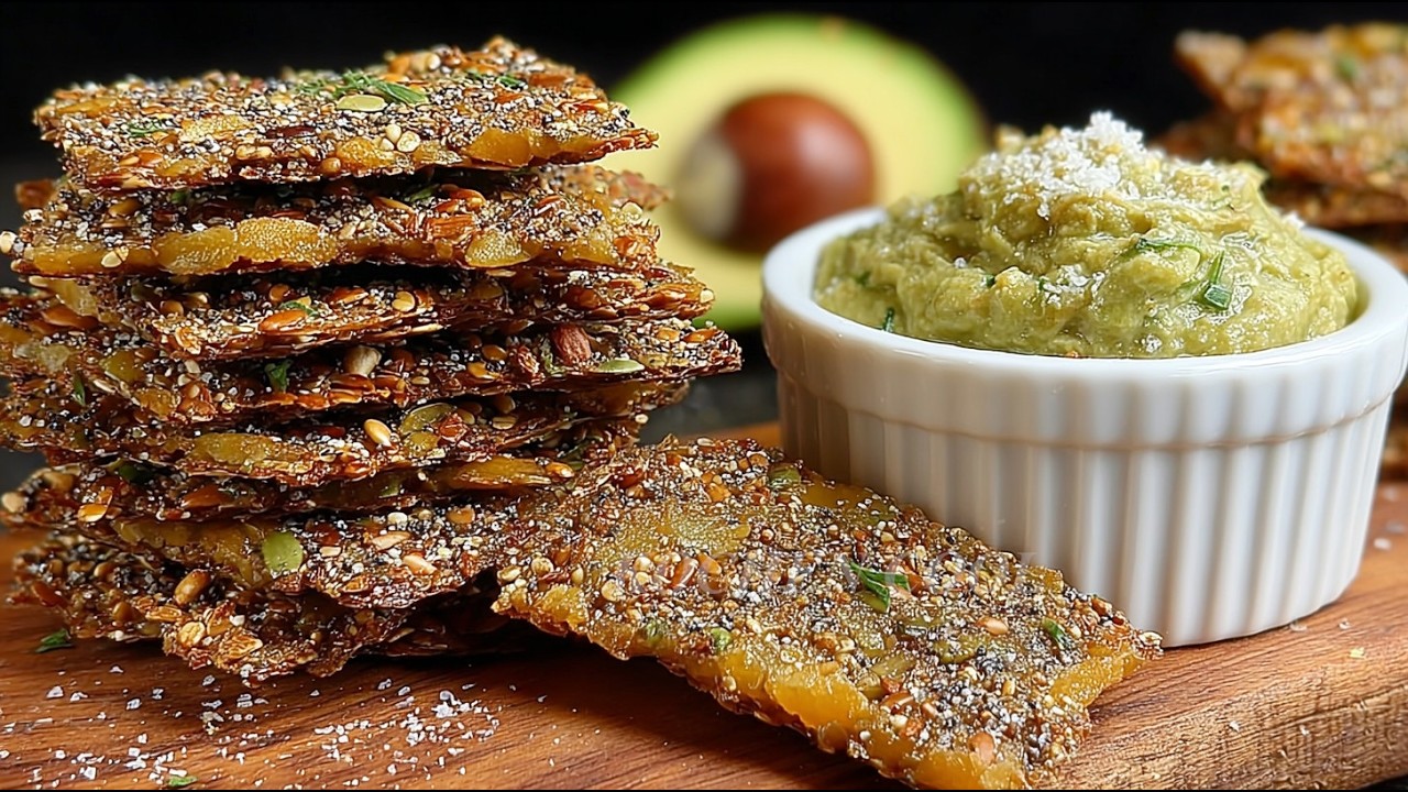 Healthy Keto Crackers for Your Heart and Brain 🧠💚 Simple and delicious!