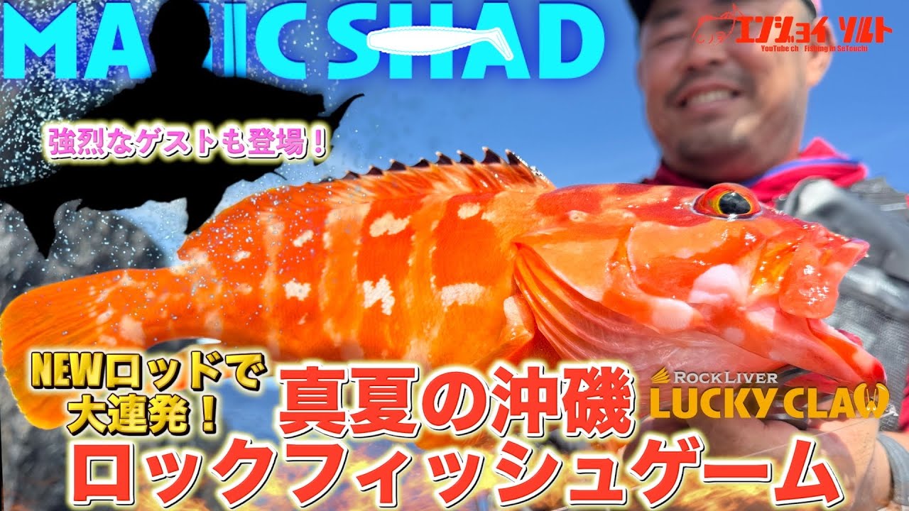 真夏のロックフィッシュ！新ロックライバー５G 982XH でアカハタ・オオモンはた連発！まさかのタマンも登場！