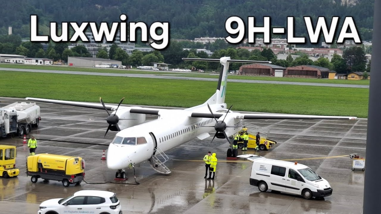 START UP OF LUXWING AT INNSBRUCK | DASH 8 Q400