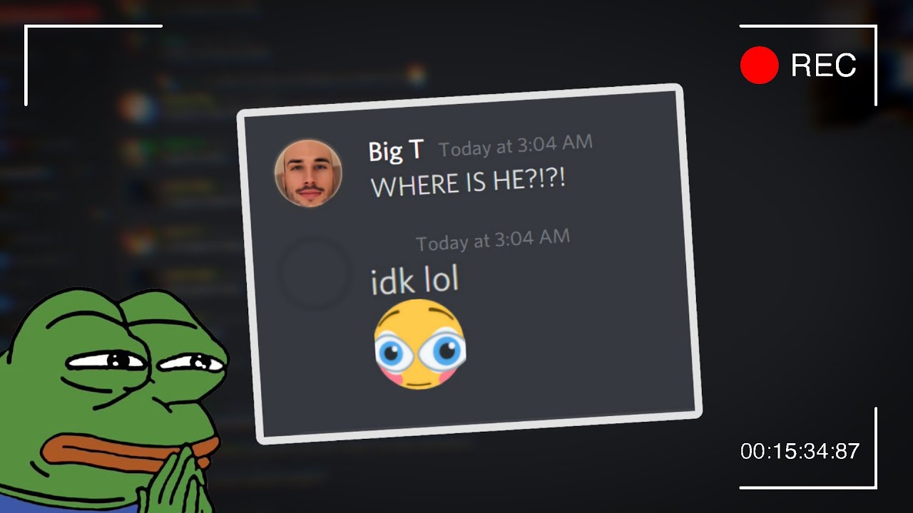 We played hide and seek on discord