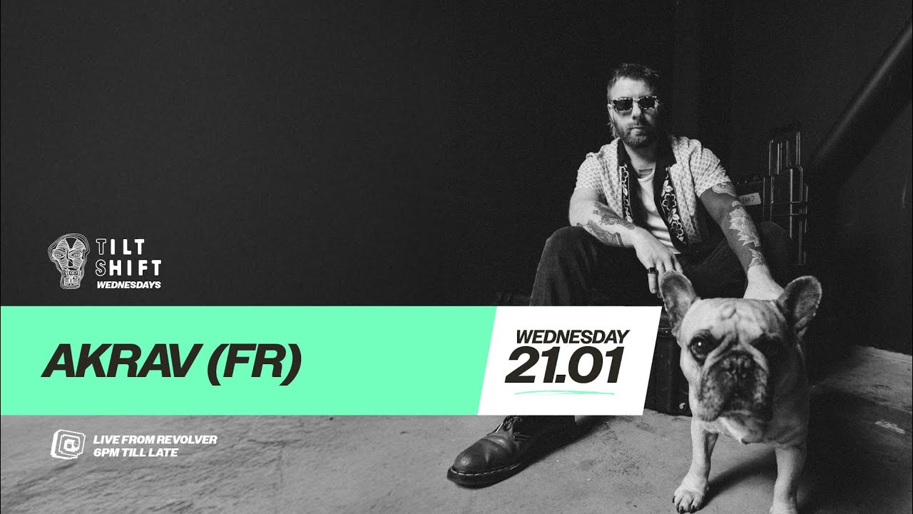 Akrav | Indie Dance, Dark Disco, Techno | Tilt Shift Revs @ Rev's 21st Jan 2026