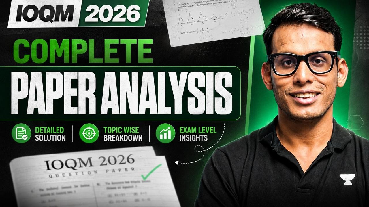 IOQM 2026 Paper Analysis & Expected Cut off | IOQM Selection Prediction | PJ Sir