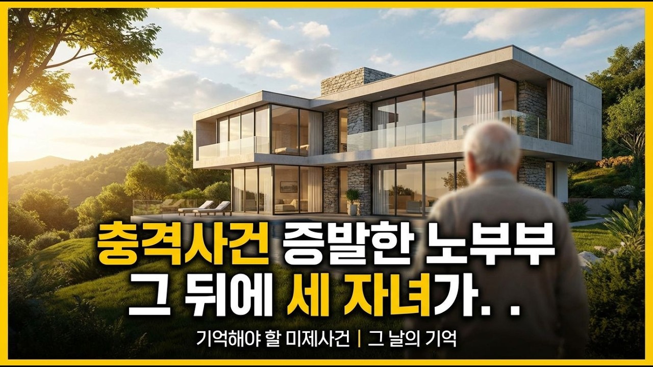 30년 미제 사건, 강남 노부부의 충격적 증발
