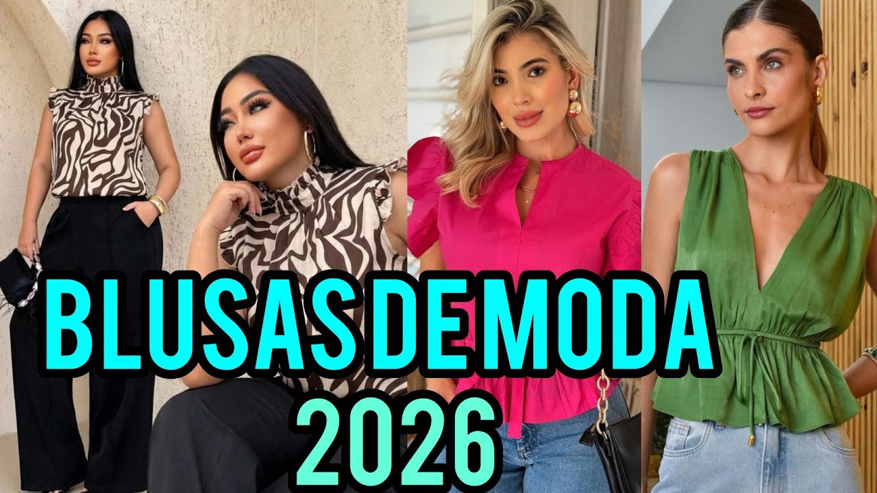 🔥BLUSAS de MODA 2026 | todas las blusas en TENDENCIA para primavera verano 2026💖👑