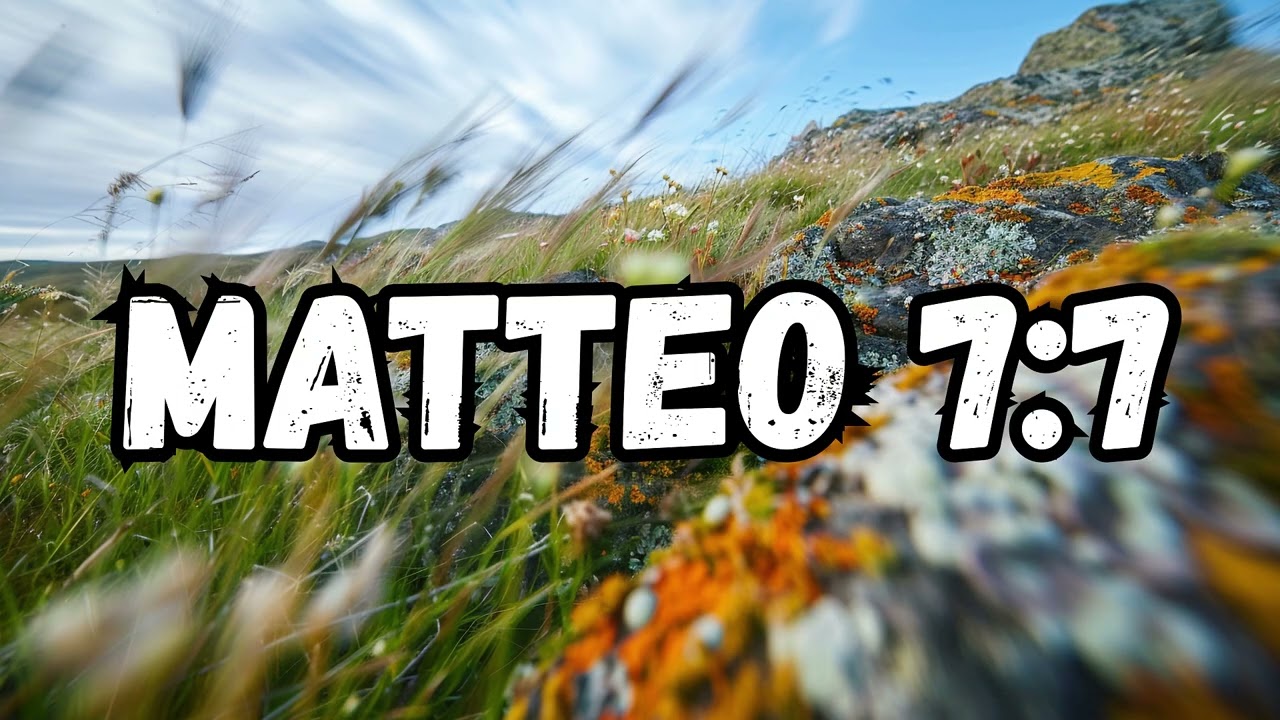Marted&igrave; 26 Agosto 2025✨Versetto Biblico Del Giorno✨Matteo 7:7