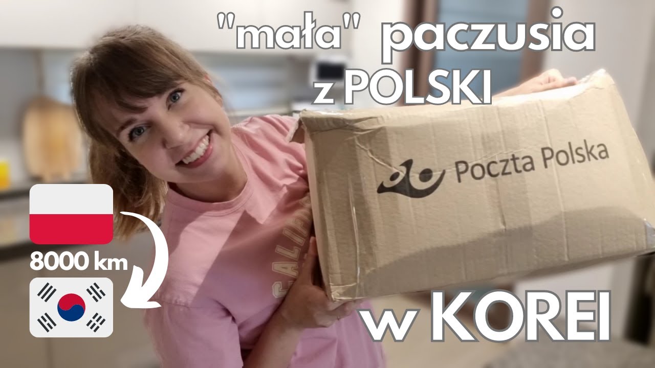 Otwieram paczkę z Polski w Korei! 