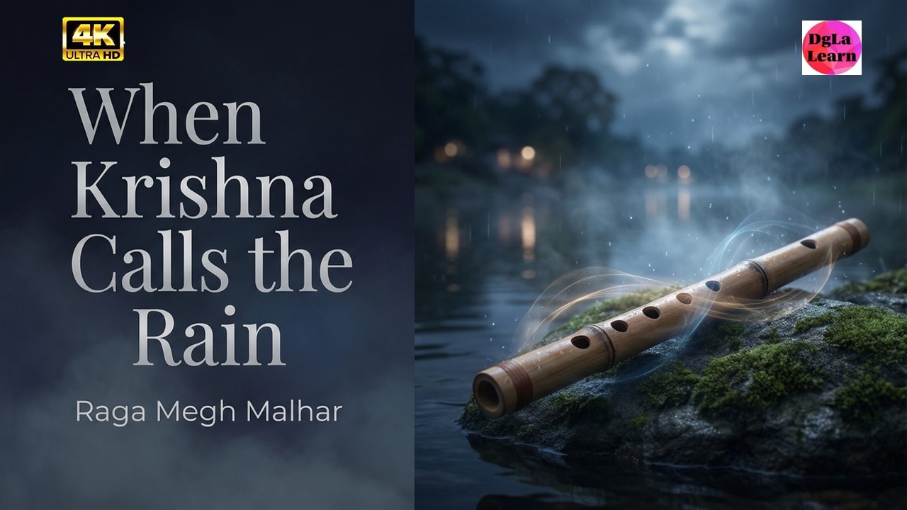 When Krishna Calls the Rain – Megh Malhar Flute Music for Stress Relief & Deep Relaxation 30 M