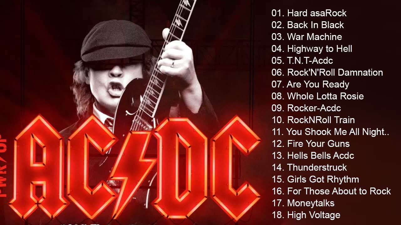 A.C.D.C Greatest Hits Full Album 2022 - Top 20 Best Songs Of A.C.D.C