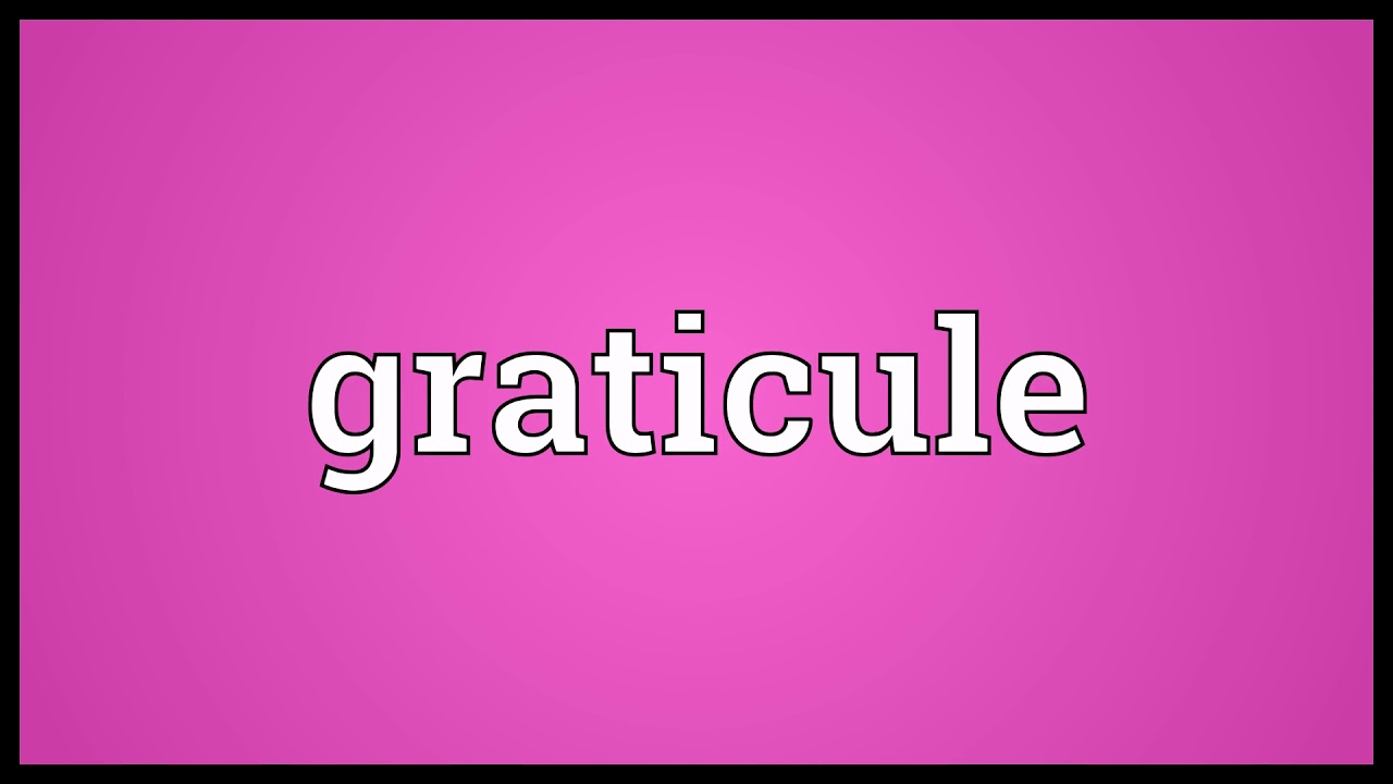 Graticule Meaning