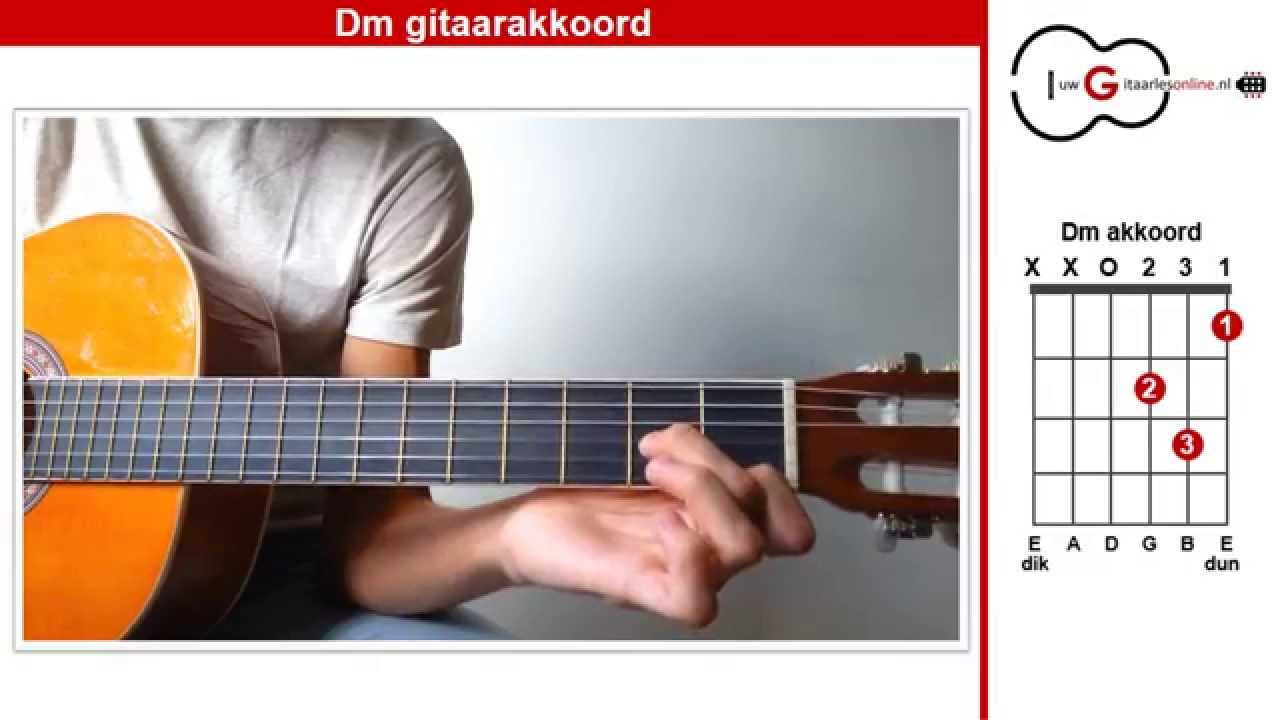 Dm akkoord gitaar