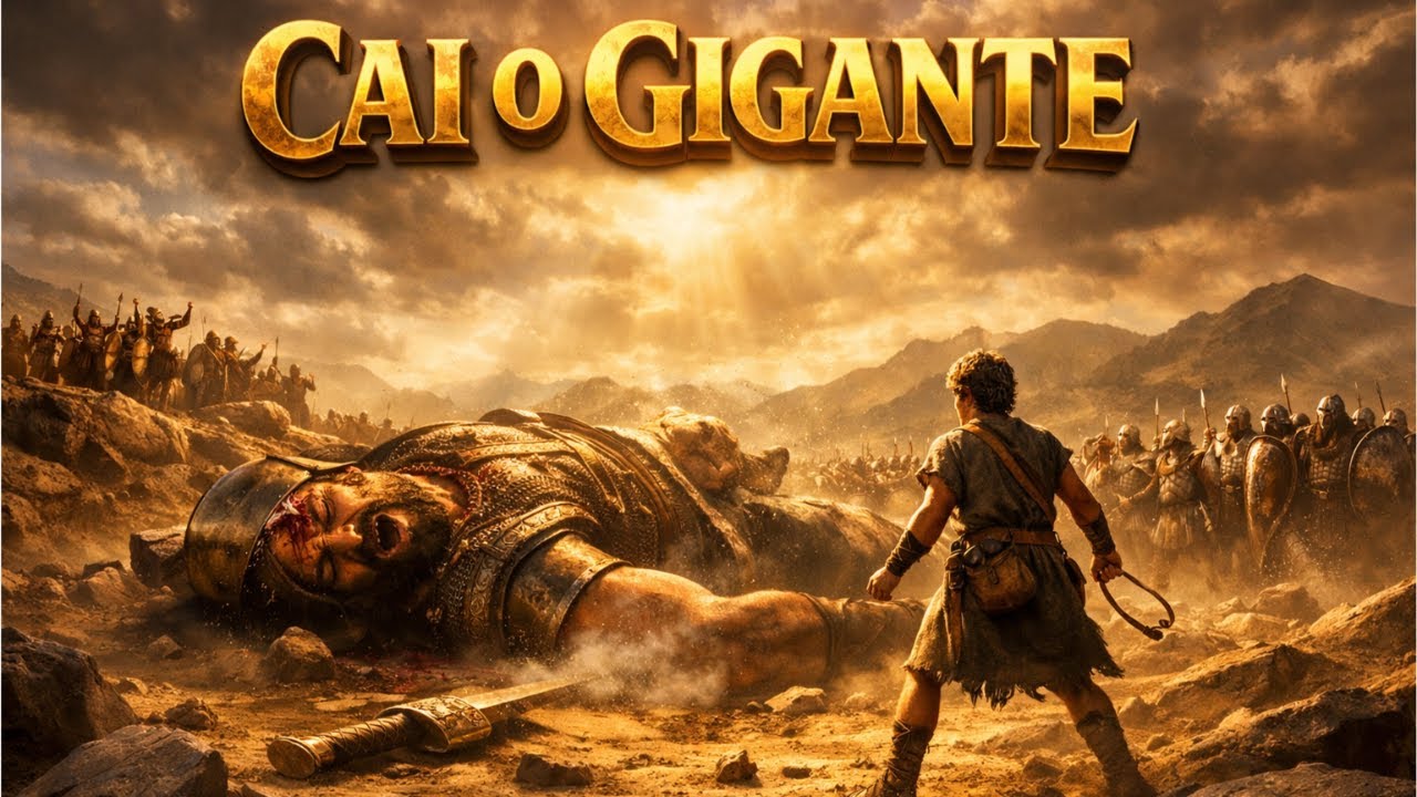 CAI O GIGANTE  | Hino Profético Sobre Coragem e Fé