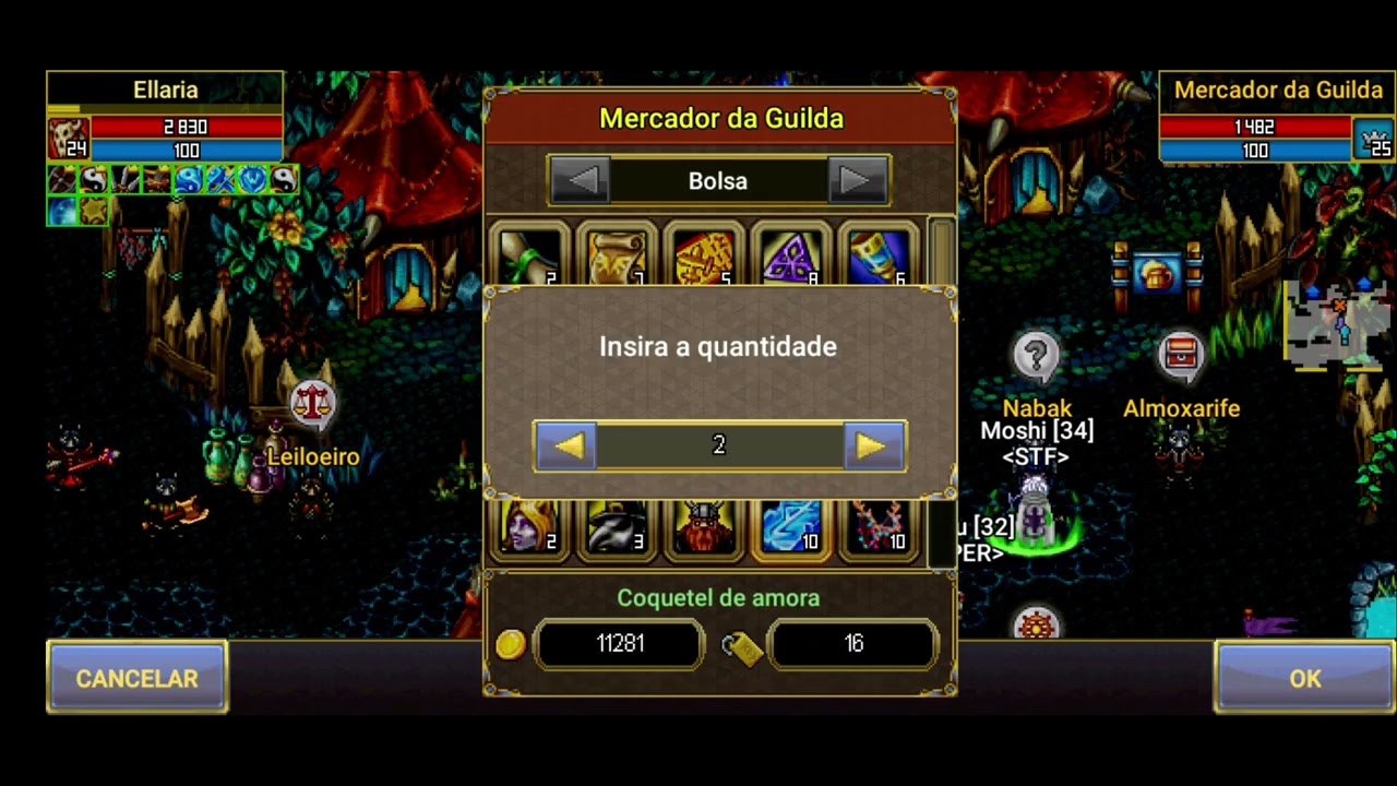 Warspear Online- O xamã ja ta na t3 mapa 4 agora o gold começa a surgir 