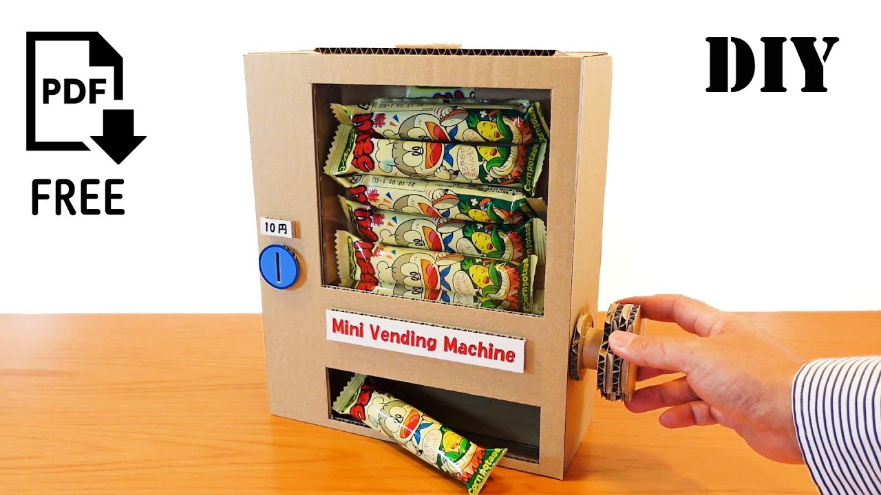 ミニ自動販売機の作り方 No.5【うまい棒】 / How to make a Mini Vending Machine #5