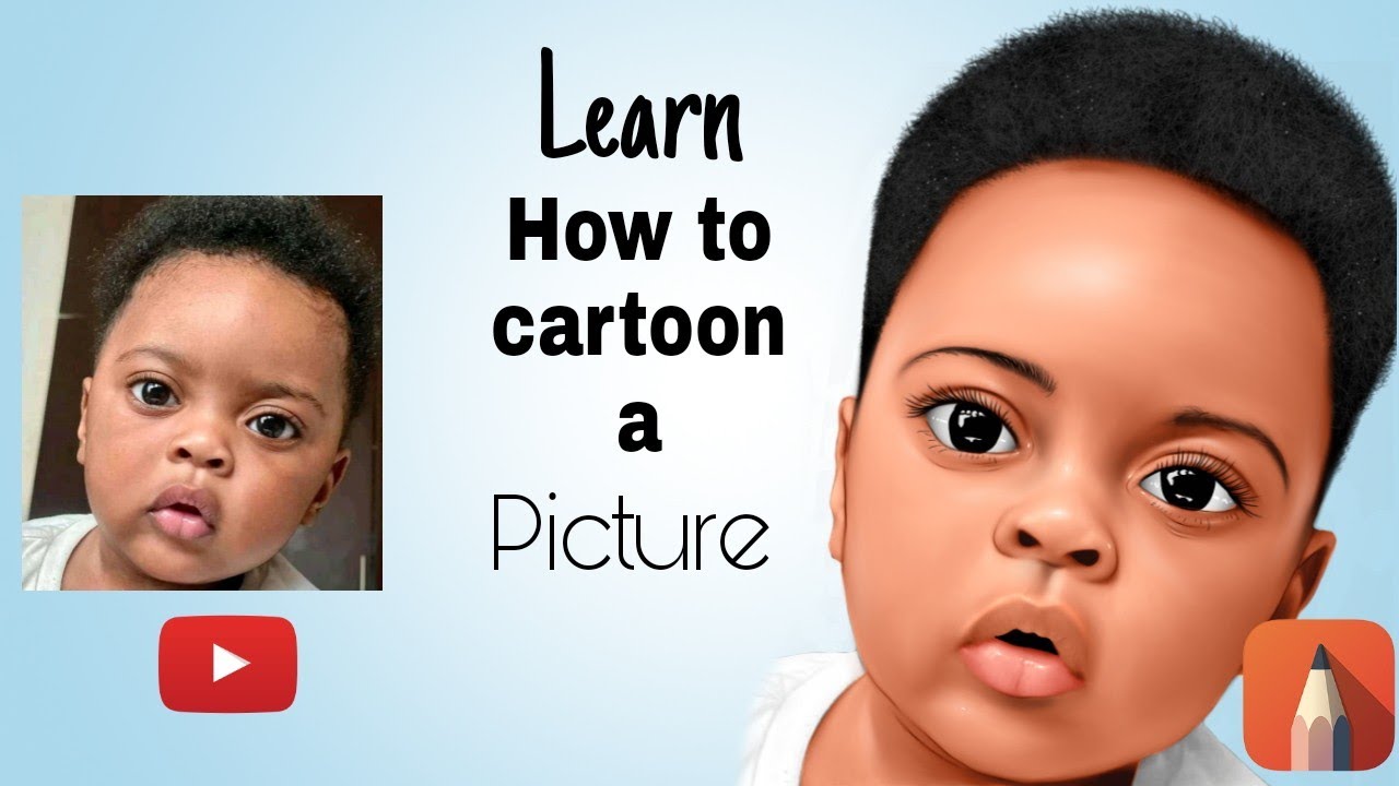 How to Cartoon a picture on Autodesk sketchbook...for learners