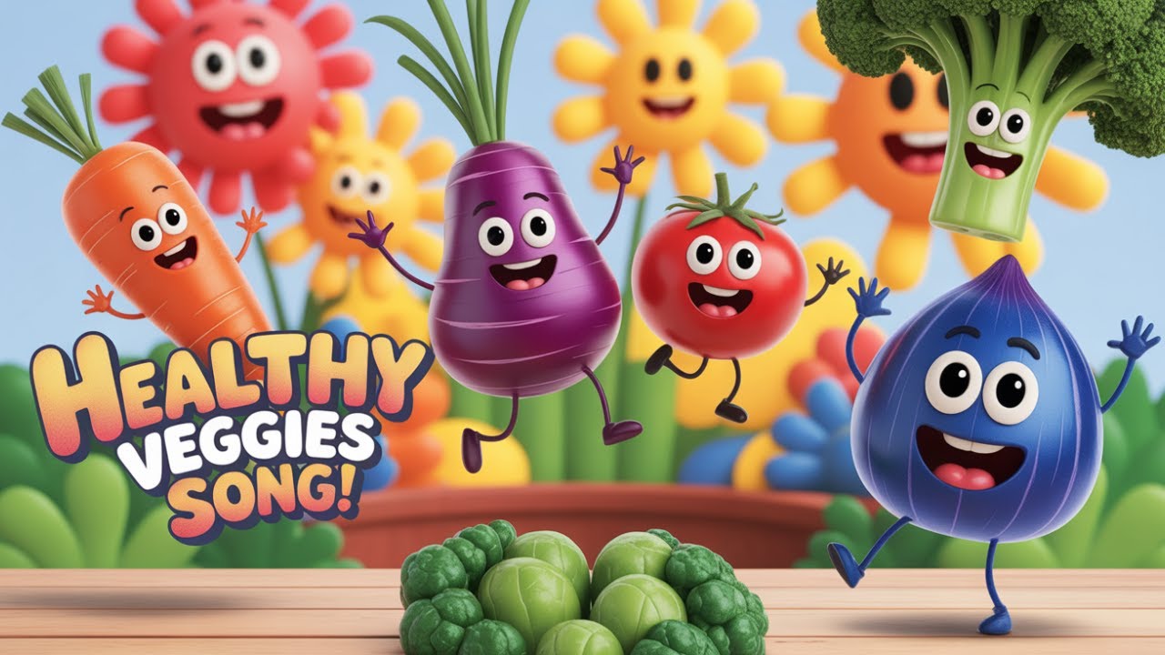 Catchy Vegetable Song - Learn 10+ Veggies in 80 Seconds | MeloMoo Nursery Rhymes & Kids Songs