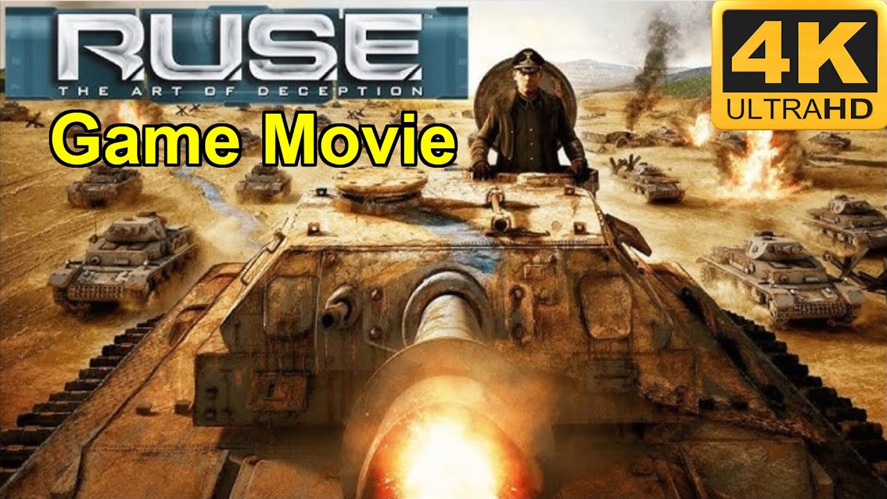 RUSE - 4K60FPS - Game Movie - All Cutscenes + Dialogues