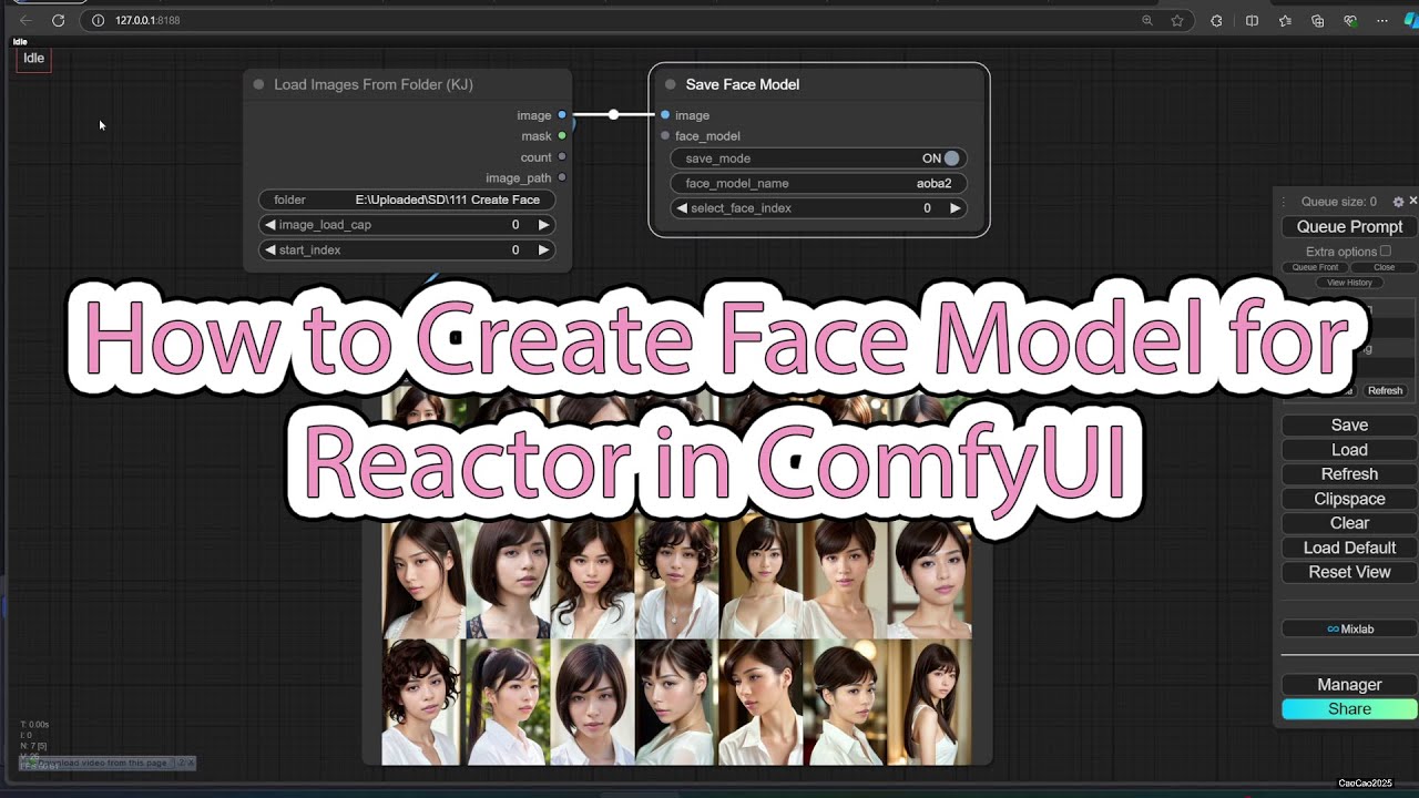 How to Create Face Model for Reactor in ComfyUI