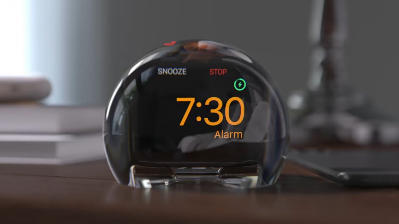 NightWatch Magnifying Clock Dock for Apple Watch - Nightstand Charging Station | Amplify Alarm