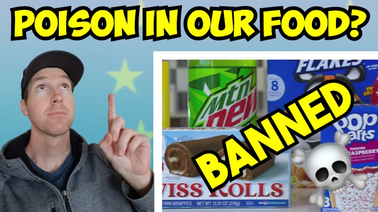 Californian Reacts | Popular American Foods Banned In Europe (and the world)
