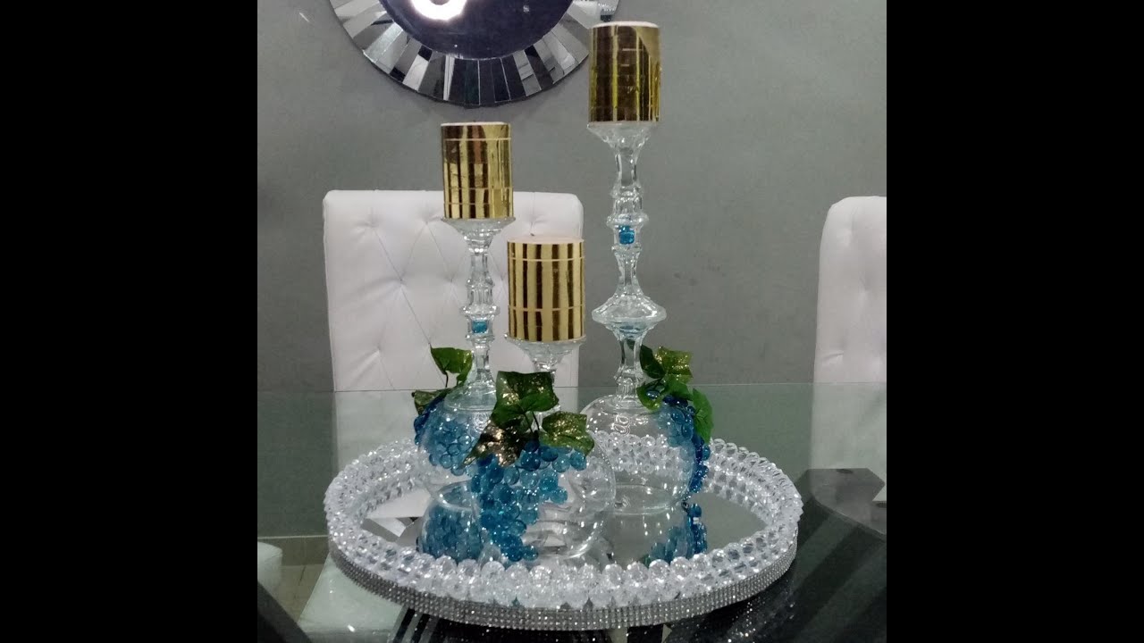 candelabros de cristal