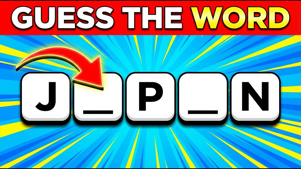 Missing Letters World Quiz | Are You Smart Enough? 🌍