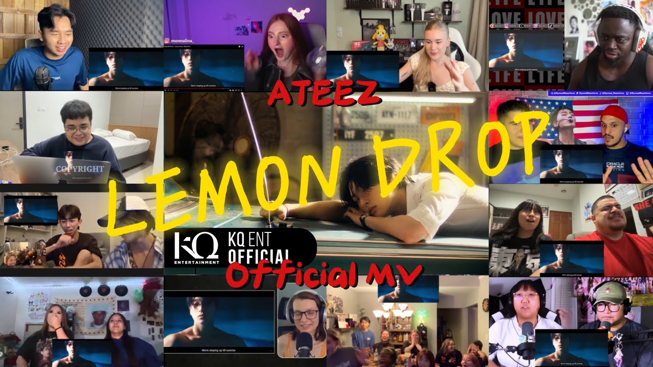 ATEEZ - 'Lemon Drop' Official MV | REACTION MASHUP