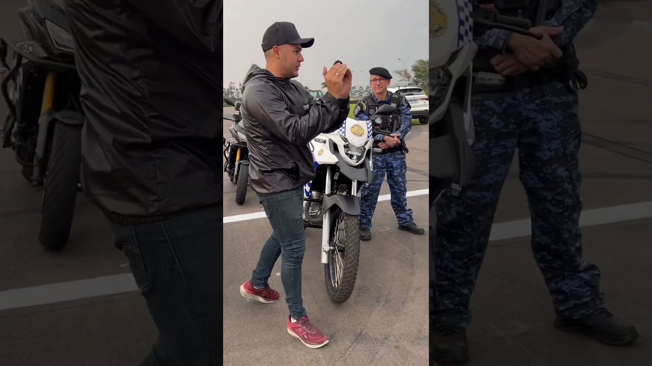 Frenagem com freio dianteiro #moto #dica #pilotagem #curso