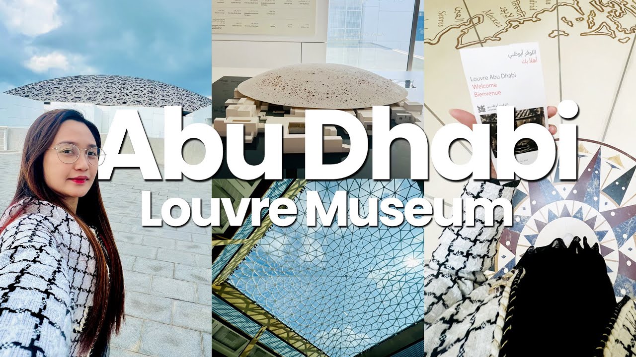 ABU DHABI TRAVEL VLOG 🇦🇪 | The Louvre Museum Abu Dhabi Walking Tour | get some jollies