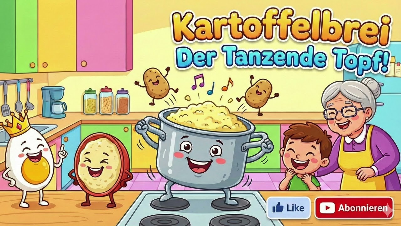 Kartoffelbrei 🥔😂 | Lustiges Kinderlied zum Mittanzen & Lachen | Mitmachlied für Kinder