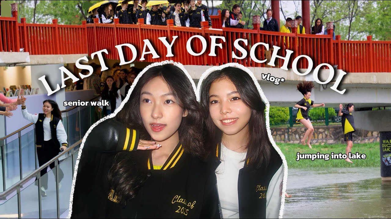LAST DAY OF SCHOOL VLOG | WAB Senior Walk, Lake Jump & Goodbyes