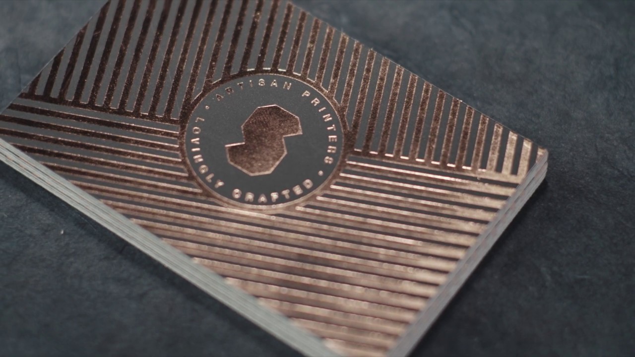Super Luxury Business Cards UK  |  Traditional Foil Print