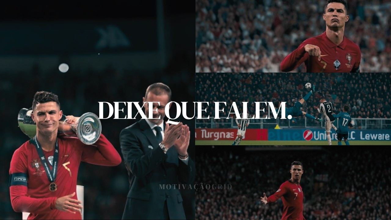 QUEM ME CRÍTICA É PORQUE NÃO TEM ESPELHO EM CASA - CRISTIANO RONALDO [ Motivação 2025 ]