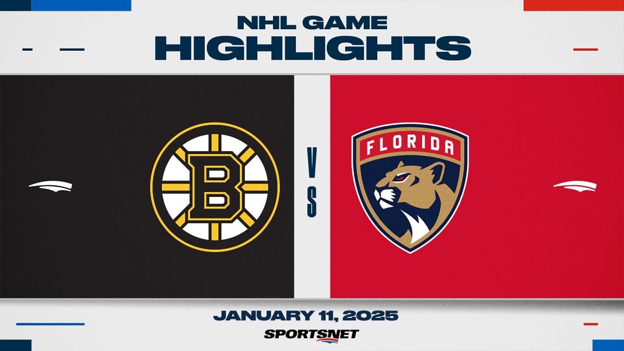 NHL Highlights | Bruins vs. Panthers - January 11, 2025