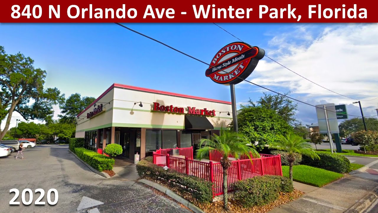 Boston Market at 840 N Orlando Ave in Winter Park, Florida - Abandoned, Closed