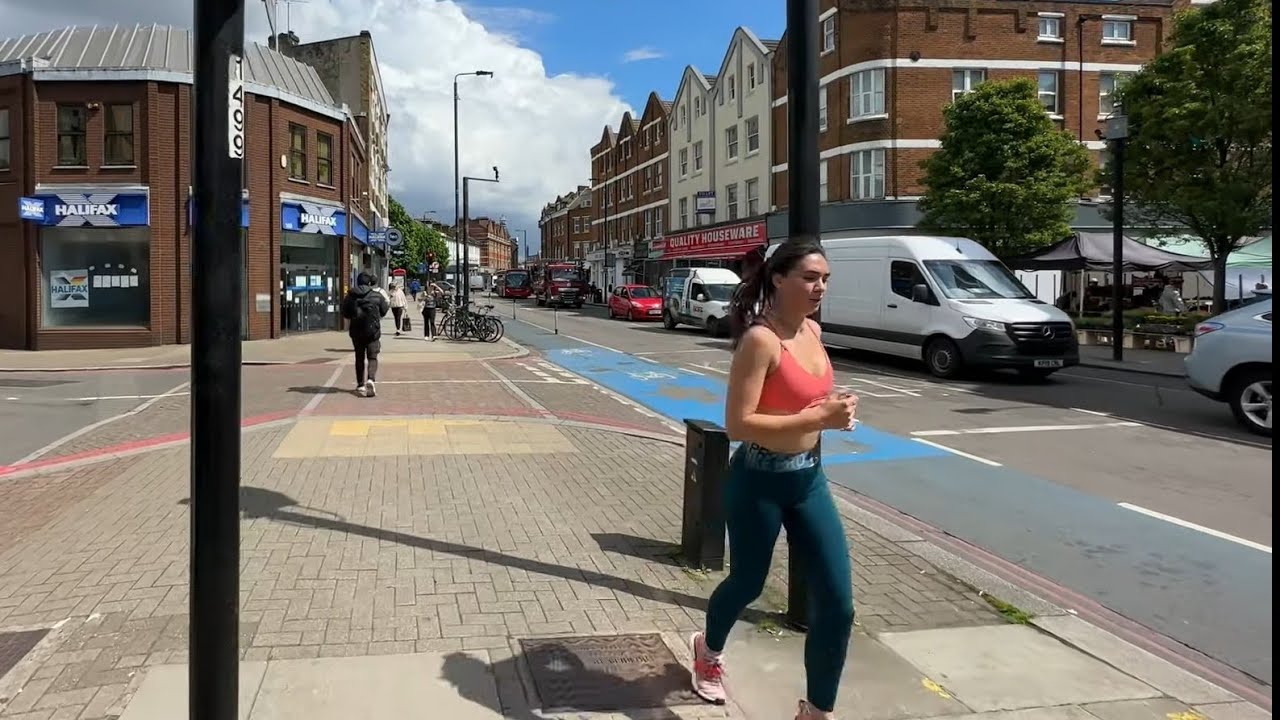 🔴🇬🇧 SOUTH LONDON WALK, BALHAM, CLAPHAM HIGH STREET, NINE ELMS