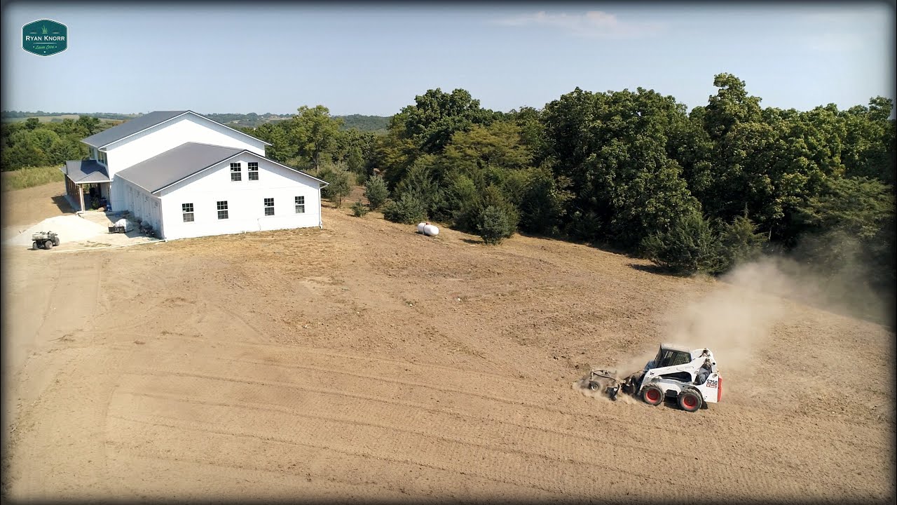 LEVELING and SEEDING An Acreage // Lawn Renovation For Large Yards