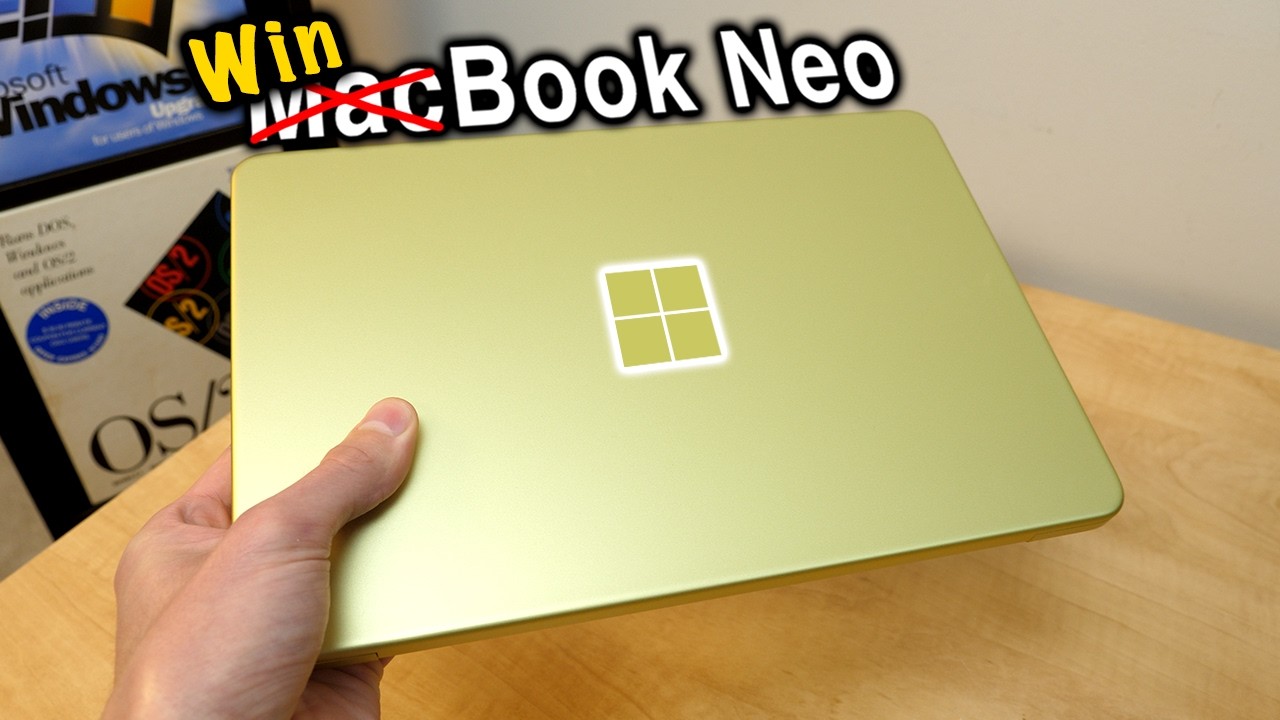 I Bought a MacBook Neo and Installed Windows on it...