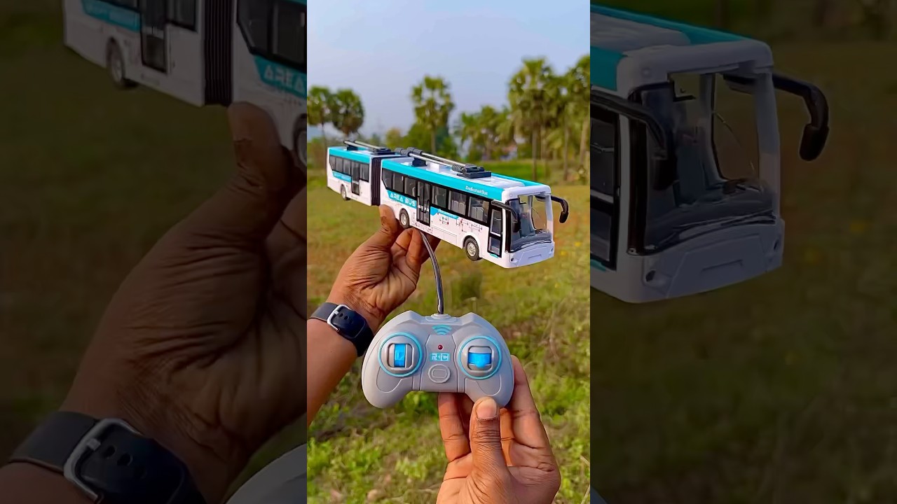 Remote Control City Bus Unboxing #bus #car #bike #shorts #redkashshorts