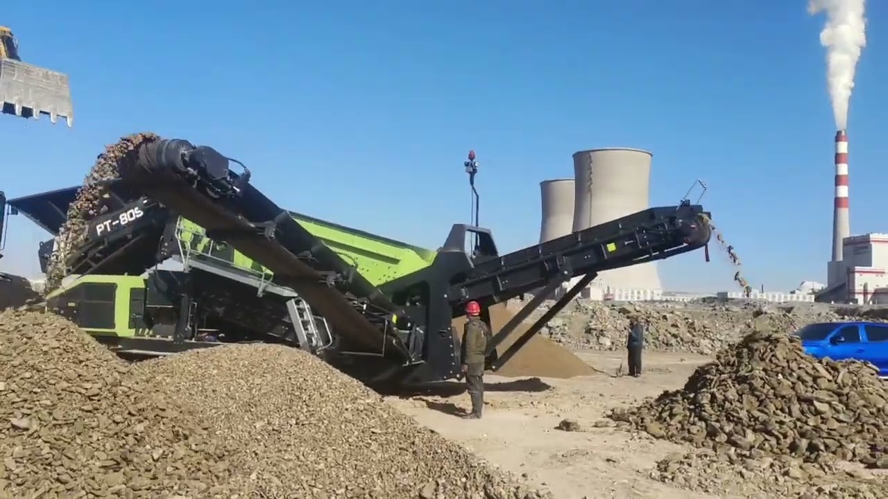 Mesda Hybrid  Mobile Scalping Screen_PT-80S #mesda #quarry #mining #recycling #