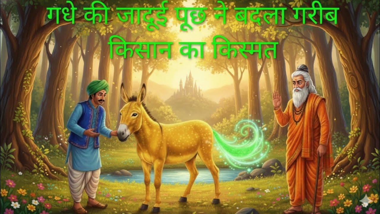 गधे की जादुई पूँछ ने बदली गरीब किसान की तक़दीर !
