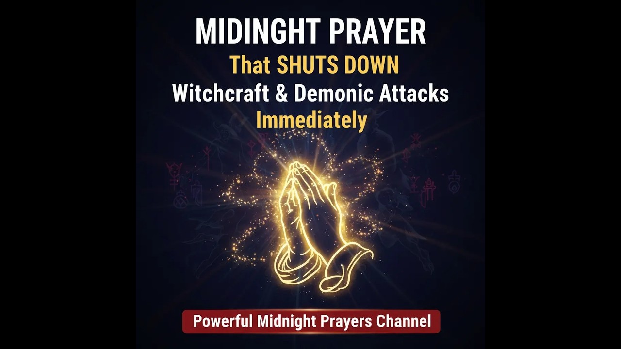 Midnight Prayer That SHUTS DOWN Witchcraft & Demonic Attacks Immediately #victory #prayer