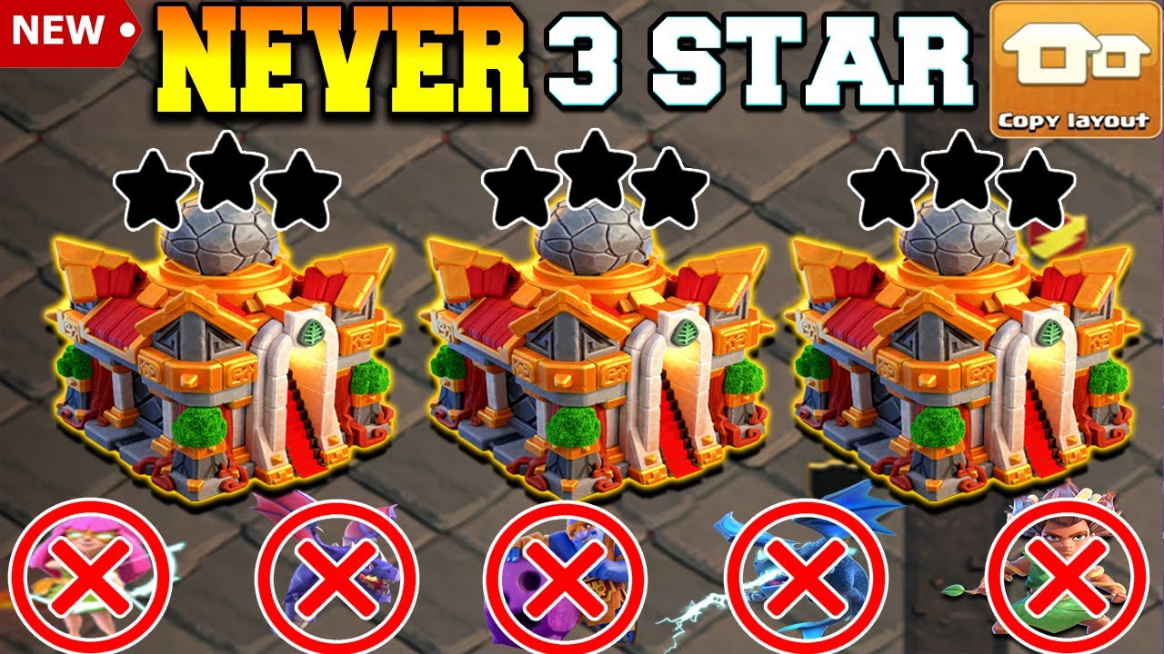 *NEVER 3 STAR* Th16 WAR Base ! Anti ROOT RIDER Th16 Base Link! TH16 WAR BASE LINK ! TH16 BASE LAYOUT