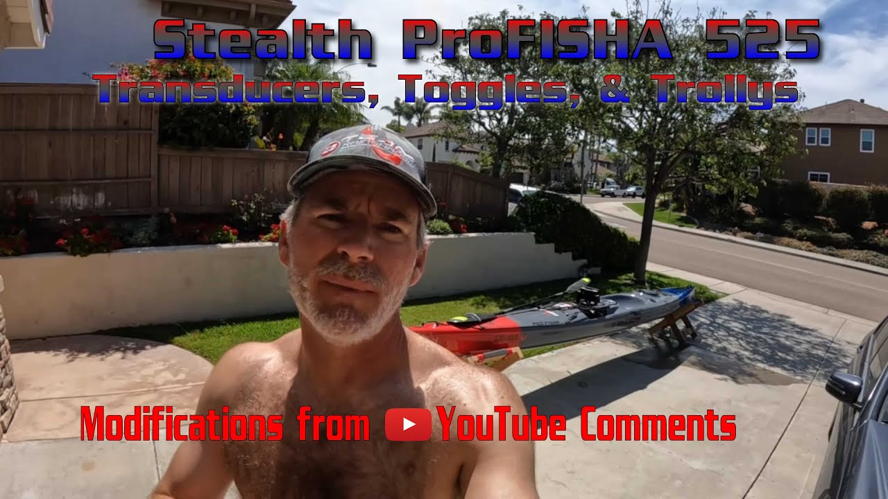 Stealth ProFisha 525 - Transducer mounting & a few small Modifications