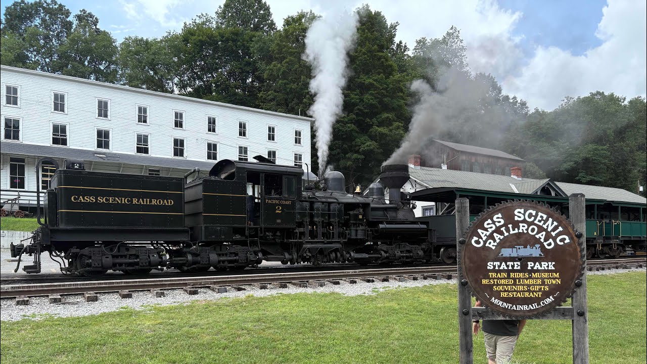 Cass Scenic Railroad 2023 and 2025
