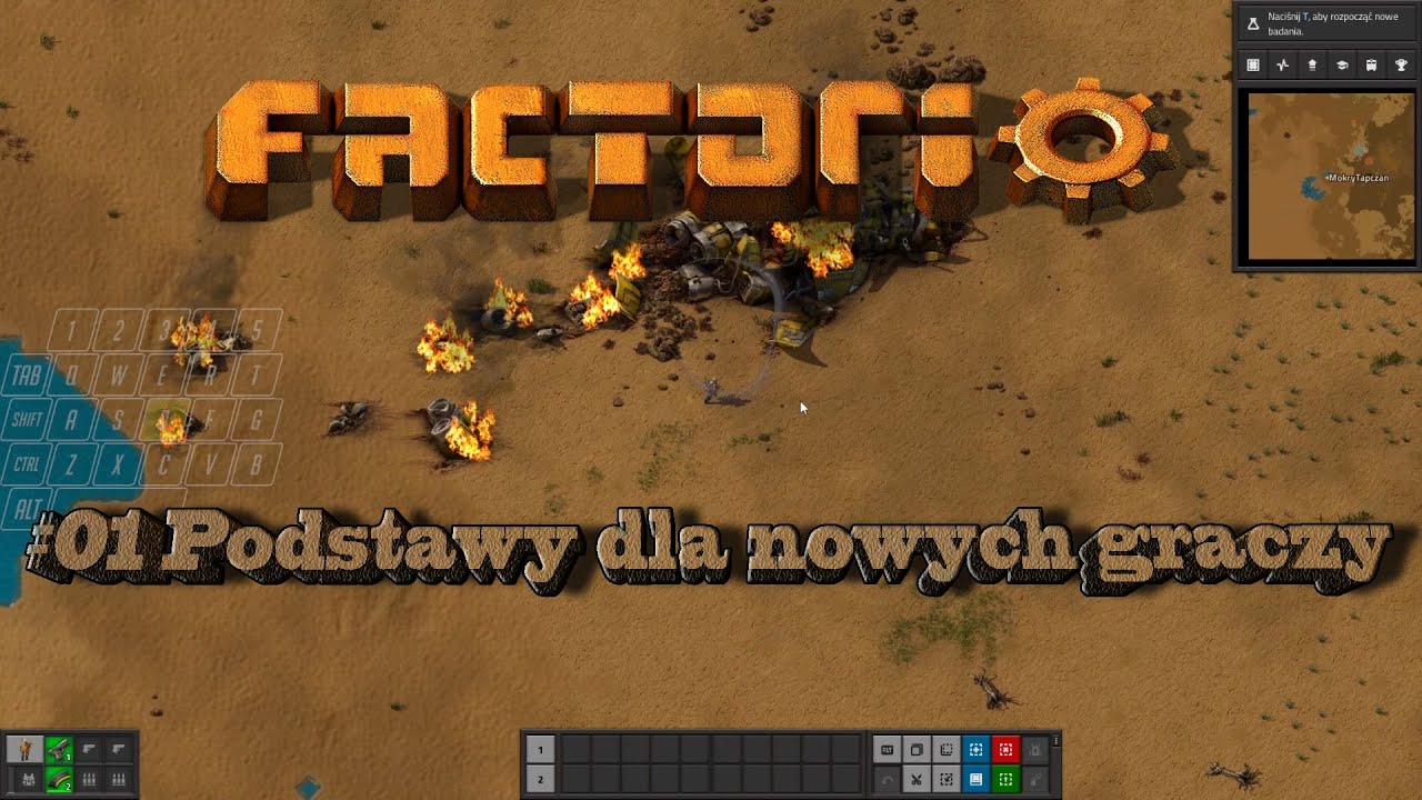 Krótki (miał być) poradnik z Factorio - Podstawy #01