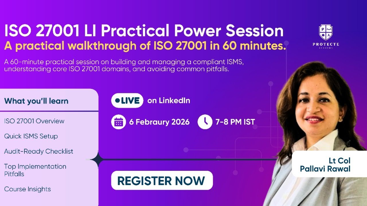 🚨 FREE ISO 27001 Masterclass: What Really Happens During ISMS Implementati 📱